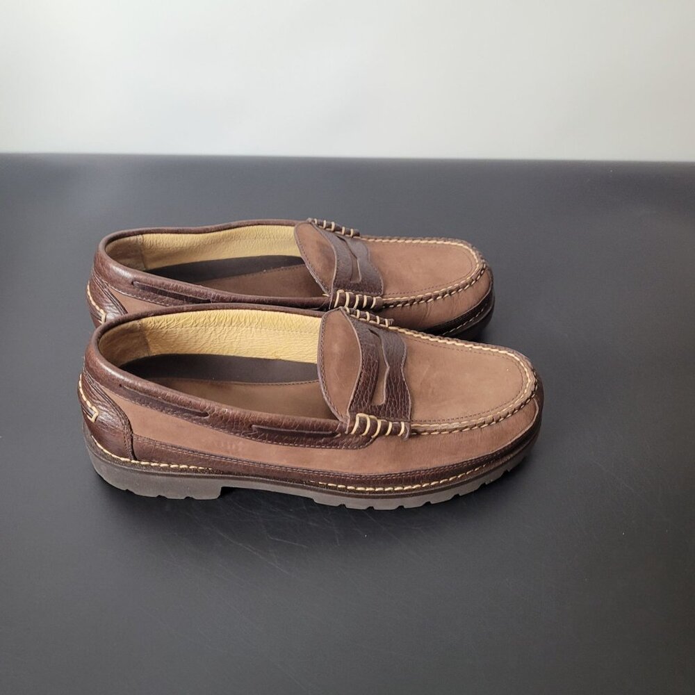 Mens Brown Leather L.L. Bean Loafers Size 9.5 - Picture 9 of 13